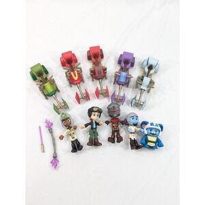 Star Wars: Young Jedi Adventures 4.5" Figure Lot 5 Vehicles 5 Figures